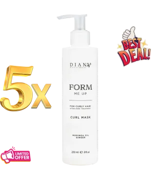 5 x Form Me Up Maska do włosów 250 ml – Po trwałej i dla loków, 1 GRATIS!