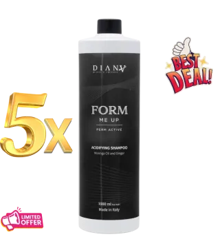 5 x Form Me Up Shampoo 1000 ml – Curly/Post-Perm, 1 FREE