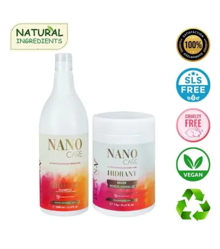 NanoGold Care Set – shampooing et masque après Nanoplastie, effet long