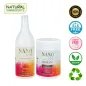 NanoGold Care Set – Brasilianisches Shampoo und Maske nach Nanoplastie, für langanhaltende Glättung 1000ml + 1000g