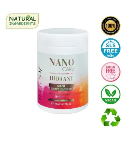 Masque NanoGold 1000g – Soin brésilien intensif après la nanoplastie pour régénération et lissage