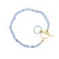 Armband 'Lazur' mit Blauen Steinen, Vergoldet mit 14k Gold Armband 'Lazur' mit Blauen Steinen, Vergoldet mit 14k Gold