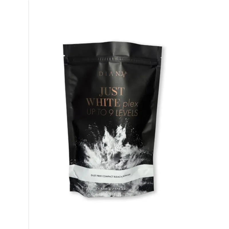 Just White Poudre Décolorante 500g – Éclaircissement jusqu’à 9 tons