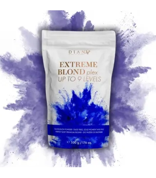 EXTREME Blond – Bezpyłowy Rozjaśniacz z Plex i Pigmentem Tonującym 500g | Diana Beauty & Creative