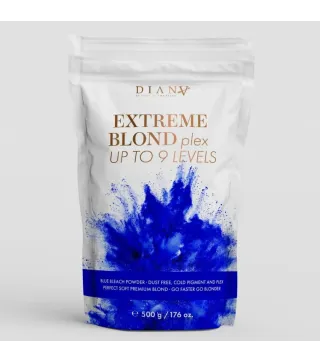 EXTREME Blond – Bezpyłowy Rozjaśniacz z Plex i Pigmentem Tonującym 500g | Diana Beauty & Creative