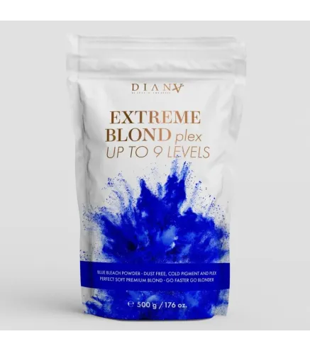 EXTREME Blond – Stofvrije Ontkleuringspoeder met Plex en Violet Pigment 500g | Diana Beauty & Creative