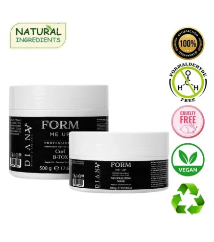 Form Me Up CURL – Soin Botox Capillaire pour Cheveux Bouclés 500g + 300g | Diana Beauty & Creative
