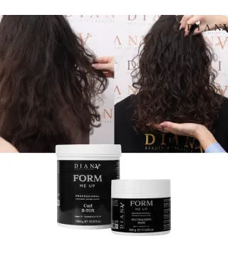 Form Me Up CURL – Zabieg HaarBotox do włosów kręconych 500g + 300g | Diana Beauty & Creative