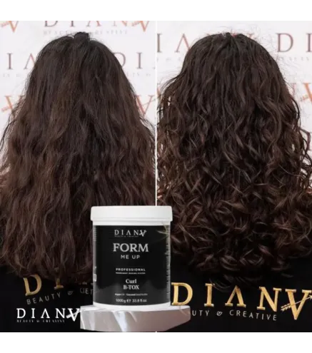 Form Me Up CURL – Soin Botox Capillaire pour Cheveux Bouclés 1000g + 500g| Diana Beauty & Creative