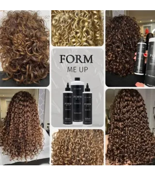 Form Me Up – Organiczna trwała keratynowa do loków i fal 1000ml + 01 300ml + 02 300ml | Diana Beauty & Creative