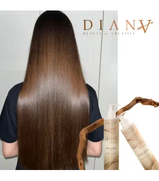 Glossy Power – Traitement Professionnel Brillance & Réparation : GlossyBase 300ml + GlossyActive 300ml | Diana Beauty & Creative
