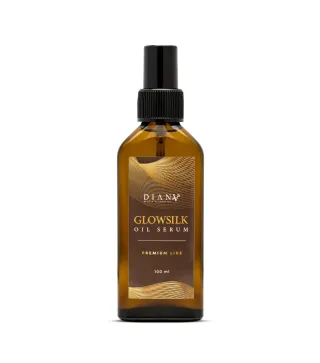 Premium Line GlowSilk – Sérum Huile Soyeuse Sans Rinçage 100ml | Diana Beauty & Creative