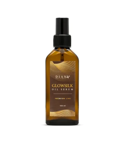 Premium Line GlowSilk – Sérum Huile Soyeuse Sans Rinçage 100ml | Diana Beauty & Creative
