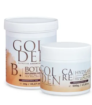 Golden HaarBotox 1000g + 500g | Diana Beauty & Creative – Professionele verzorging voor droog, krullend en beschadigd haar