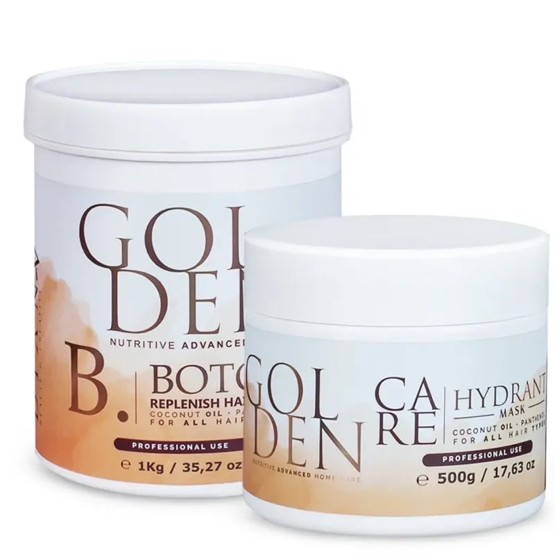 Golden HaarBotox 1000g + 500g | Diana Beauty & Creative – Professionele verzorging voor droog, krullend en beschadigd haar