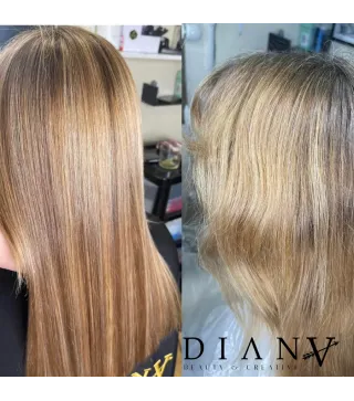 Golden HaarBotox – Traitement professionnel cheveux secs et bouclés 500g + 300g | Diana Beauty & Creative