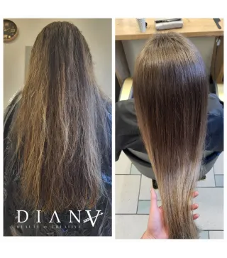 Golden HaarBotox – Traitement professionnel cheveux secs et bouclés 500g + 300g | Diana Beauty & Creative