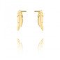 Earrings 'Angel Wings' Gold Plated with 14k Gold