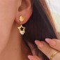 Earrings 'Stars' Gold Plated with 14k Gold