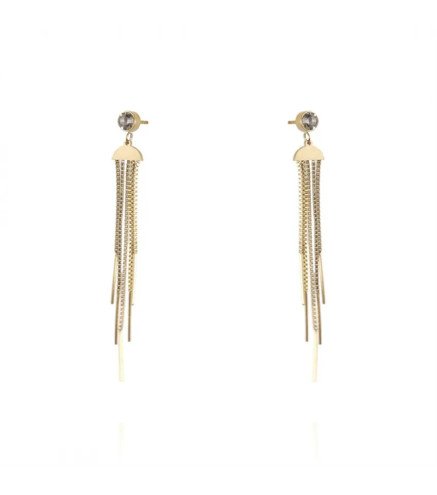 Earrings 'Soga' Gold Plated with 14k Gold