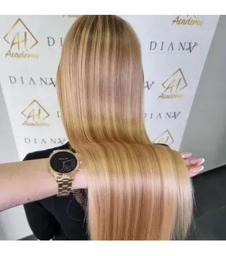 Golden Professional – Organische Haarglättung & Haarreparatur 500 ml + Vorbehandlungsshampoo 300 ml | Diana Beauty