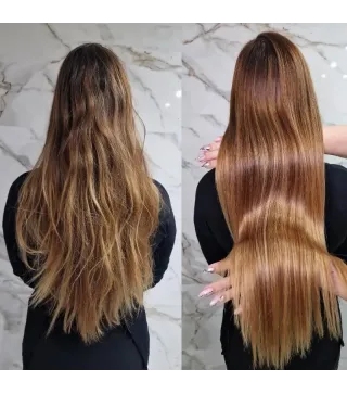 Golden Professional – Organic Hair Straightening & Repair Treatment 500 ml + Pre-Treatment Shampoo 300 ml