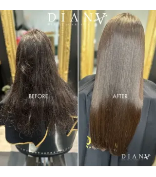 Golden Professional – Organische Haarglättung & Haarreparatur 500 ml + Vorbehandlungsshampoo 300 ml | Diana Beauty