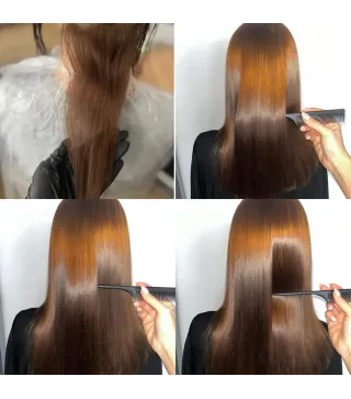 Golden Professional – Organic Hair Straightening & Repair Treatment 500 ml + Pre-Treatment Shampoo 300 ml