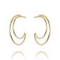 Ohrringe 'Rueda Doble' Vergoldet mit 14k Gold Ohrringe 'Rueda Doble' Vergoldet mit 14k Gold