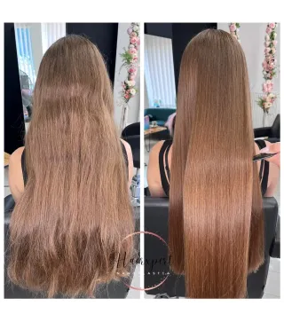 Golden Professional – Organic Hair Straightening & Repair Treatment 500 ml + Pre-Treatment Shampoo 300 ml