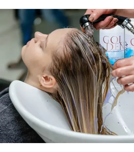 Golden Protein Blue – Maska do włosów blond po prostowaniu i keratynie 1000g | Diana Beauty & Creative
