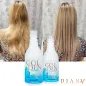 Golden Protein Blue – Organiczna kuracja prostująco-regenerująca do włosów blond 1000 ml + szampon oczyszczający 500 ml