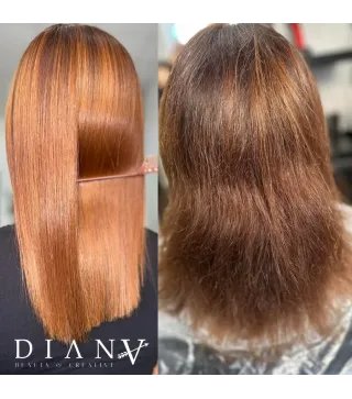 Golden Protein Blue – Organische Protein-Haarglättung für blondes Haar 1000ml + Reinigungsshampoo 500ml