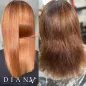 Golden Protein Blue – Organische Protein-Haarglättung für blondes Haar 500ml + Reinigungsshampoo 300ml