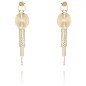 Boucles d'oreilles 'Elegante' Plaqué Or 14k Boucles d'oreilles 'Elegante' Plaqué Or 14k