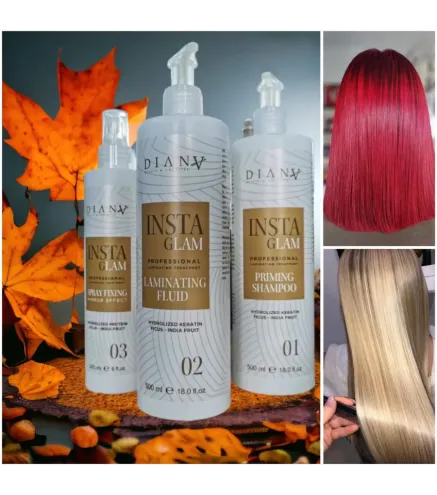 Instaglam – 3-Staps Haarlaminatie Behandeling Set | Diana Beauty & Creative