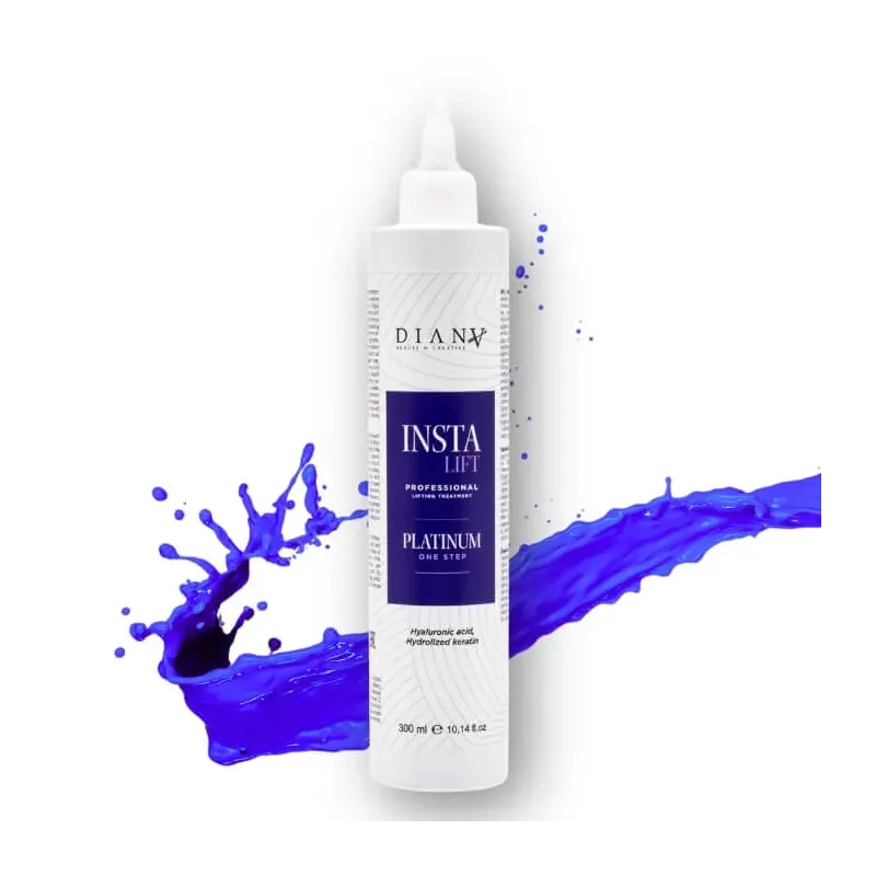 INSTALIFT Platinum – Acid Hair Lifting Treatment for Blonde and Grey Hair with Violet Pigment 300ml | Diana Beauty & Creative