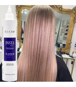 INSTALIFT Platinum – Acid Hair Lifting Treatment for Blonde and Grey Hair with Violet Pigment 300ml | Diana Beauty & Creative
