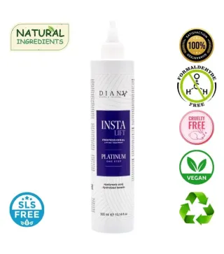INSTALIFT Platinum – Acid Hair Lifting Treatment for Blonde and Grey Hair with Violet Pigment 300ml | Diana Beauty & Creative