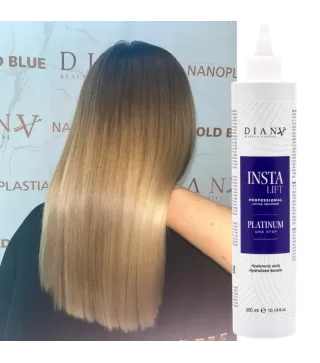 INSTALIFT Platinum – Acid Hair Lifting Treatment for Blonde and Grey Hair with Violet Pigment 300ml | Diana Beauty & Creative