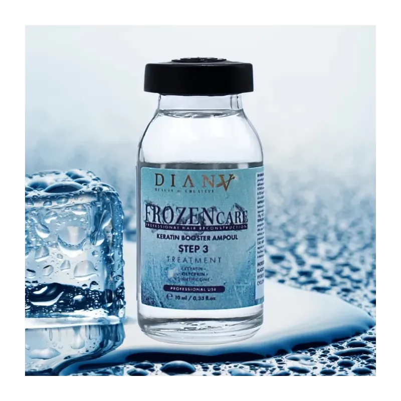 Booster de Kératine – Ampoule Régénérante pour Cryothérapie Capillaire 6x10ml | Diana Beauty & Creative