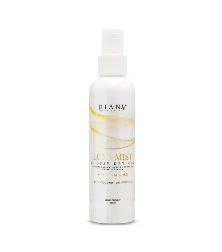 LumiMist – Huile sèche glossy thermoprotectrice pour cheveux 150ml | Diana Beauty & Creative