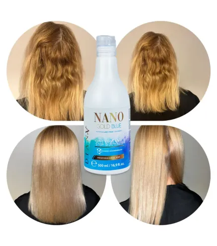 NanoBlue Nanoplastia – Organiczne prostowanie włosów blond 500ml | Diana Beauty & Creative