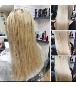 NanoBlue Nanoplastia – Organic Straightening for Blonde Hair 500ml | Diana Beauty & Creative