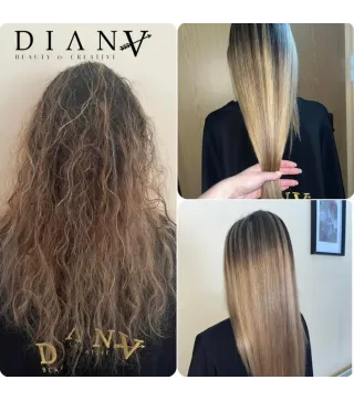 NanoBlue Nanoplastia – Organic Straightening for Blonde Hair 500ml | Diana Beauty & Creative