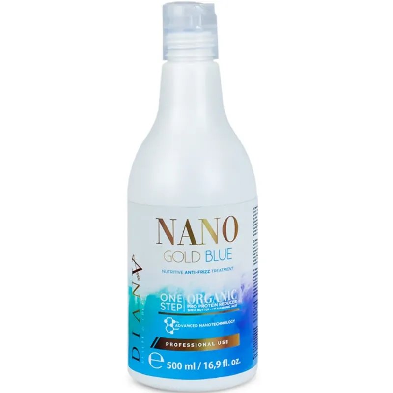 NanoBlue Nanoplastia – Organic Straightening for Blonde Hair 500ml | Diana Beauty & Creative