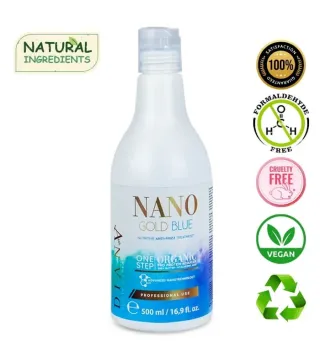 NanoBlue Nanoplastia – Organiczne prostowanie włosów blond 500ml | Diana Beauty & Creative