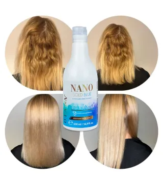 NanoBlue Nanoplastia – Organiczne prostowanie włosów blond 1000ml| Diana Beauty & Creative