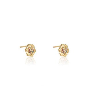 Boucles d'oreilles 'Sneeuwvlokjes' Plaqué Or 14k