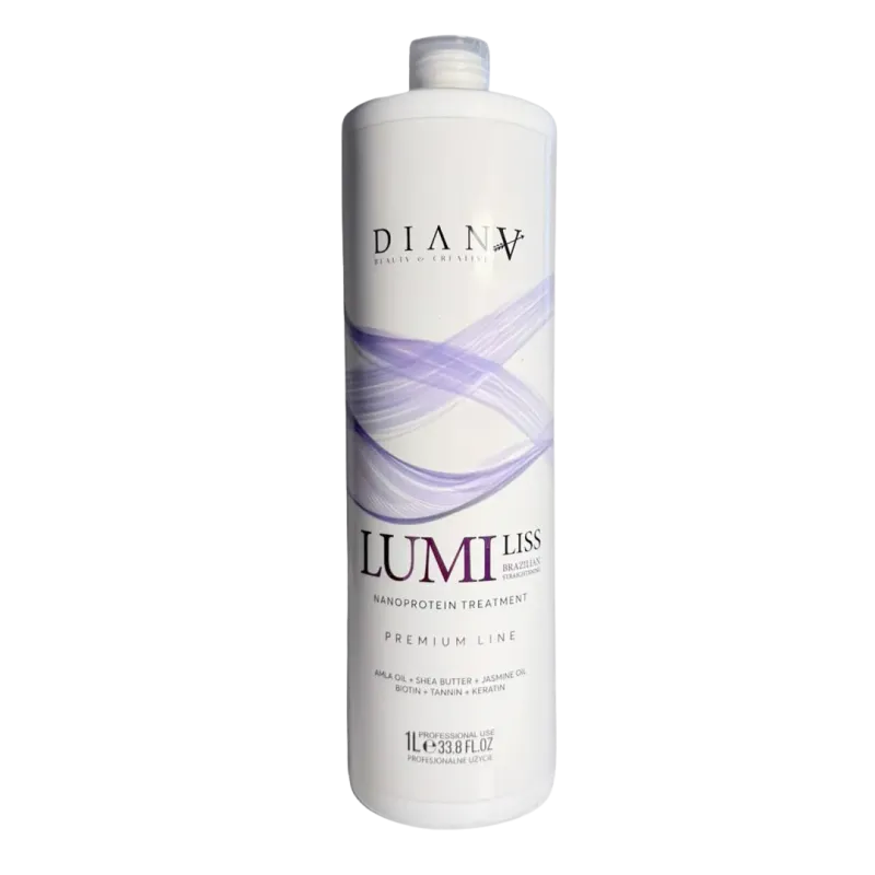 NanoProtein LumiLiss – Traitement brésilien de lissage et régénération des cheveux 1000ml | Diana Beauty & Creative NanoProtein LumiLiss – Traitement brésilien de lissage et régénération des cheveux 1000ml | Diana Beauty & Creative